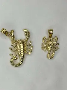 Elegantes Dije d Escorpión 10k Solid Gold Scorpion Pendant Bold Statement Jewelry for Fashion Forward Individuals