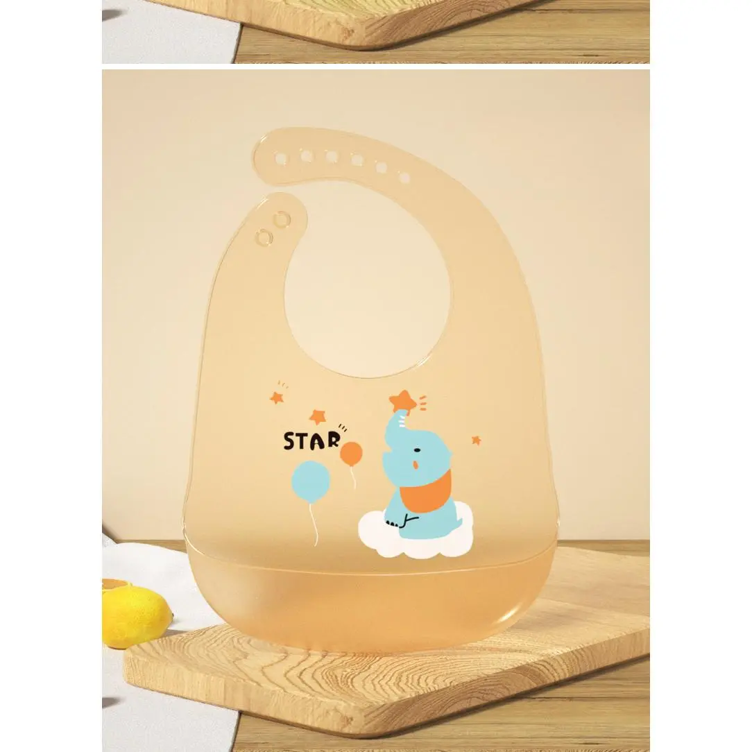 Easy Clean Silicone Bib!No More Mess During Baby Feeding ๐ถ Easy Clean Silicone Bib!No More Mess During Baby Feeding ๐ถ