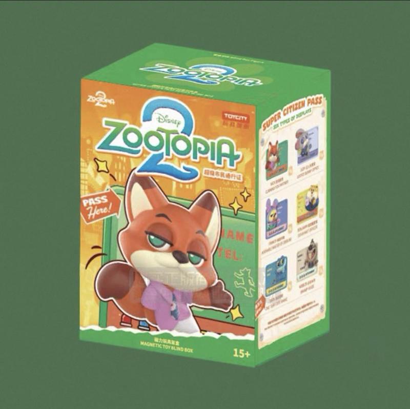 Authentic Disney Zootopia Super Citizen Pass Series Magnetic Blind Box - Trendy Toy Fridge Magnet, Perfect Gift Holiday & Holiday Haul