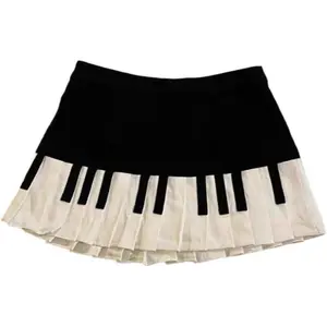 Piano Skirt Mini Skirts for Women High Waisted Whimsy Twee Skirt Harajuku Dark Coquette Aesthetic Grunge