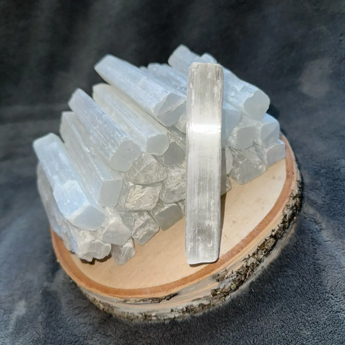Selenite Crystal Wands for Spiritual and Physical Healing