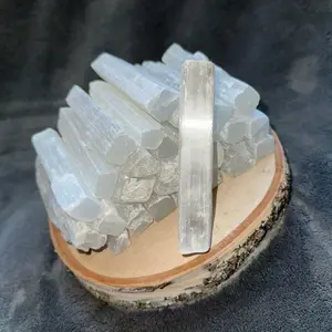 Selenite Crystal Wands for Spiritual and Physical Healing