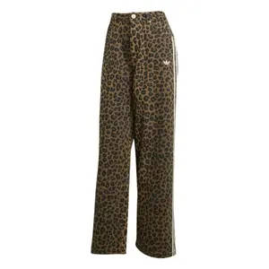 Adidas Originals Denim Loose Pants Leopard Colorway Women's