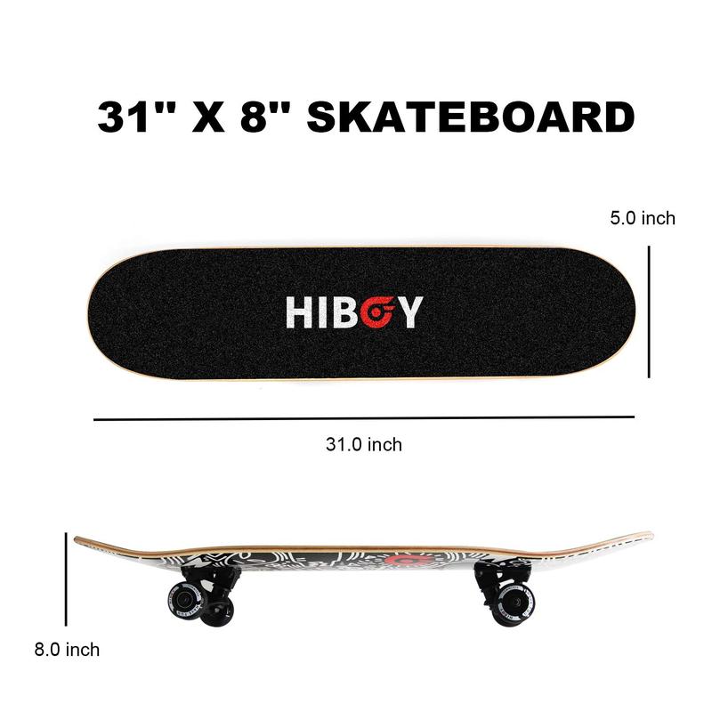 Alpha Cruiser 31*8  Maple - 7-Layer Precision Deck31 - Smooth Ride, Bold Design skateboard