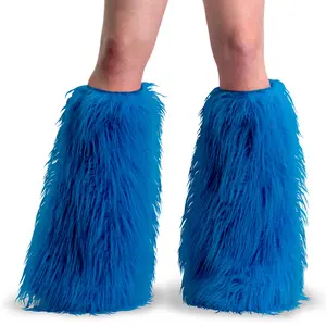 Demonia Yeti-08 Boot Sleeve Leg Warmer One Size - Blue