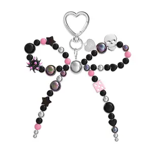 Gothic Bow Bag Charm