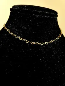 18K GOLD-FILLED NECKLACE •  LOVE OF SIMPLICITY • BY BODY JEWELRY UNIVERSE