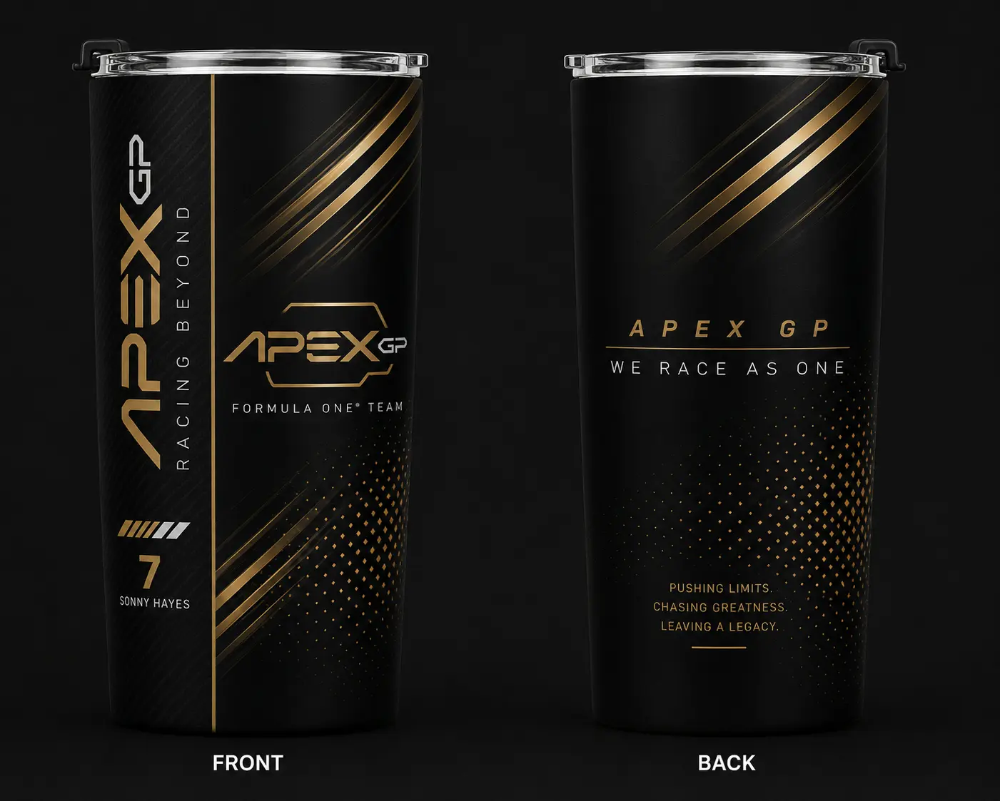 F1 Apex GP-Inspired Stainless Steel Travel Tumbler – 20oz