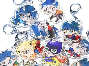 YOUNG GEN SUPERFAM & BATFAM 2" KEYCHAINS