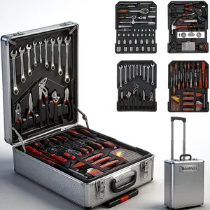 52PCS All-in-One Tool Box – Versatile Repair Kit for Home & Car, Portable Design, Built for Professionals and DIY Enthusiasts