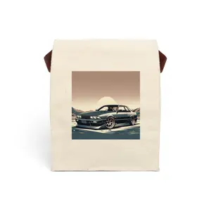 Canvas Lunch Bag With Strap