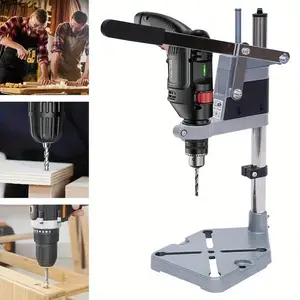 Multi-Functional Electric Drill Holder and Angle Grinder Stand, Adjustable Power Drill Tool Mount for DIY Projects, Versatile Workbench Accessories