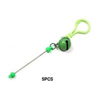ZK433006  Bell keychain  green/5pcs