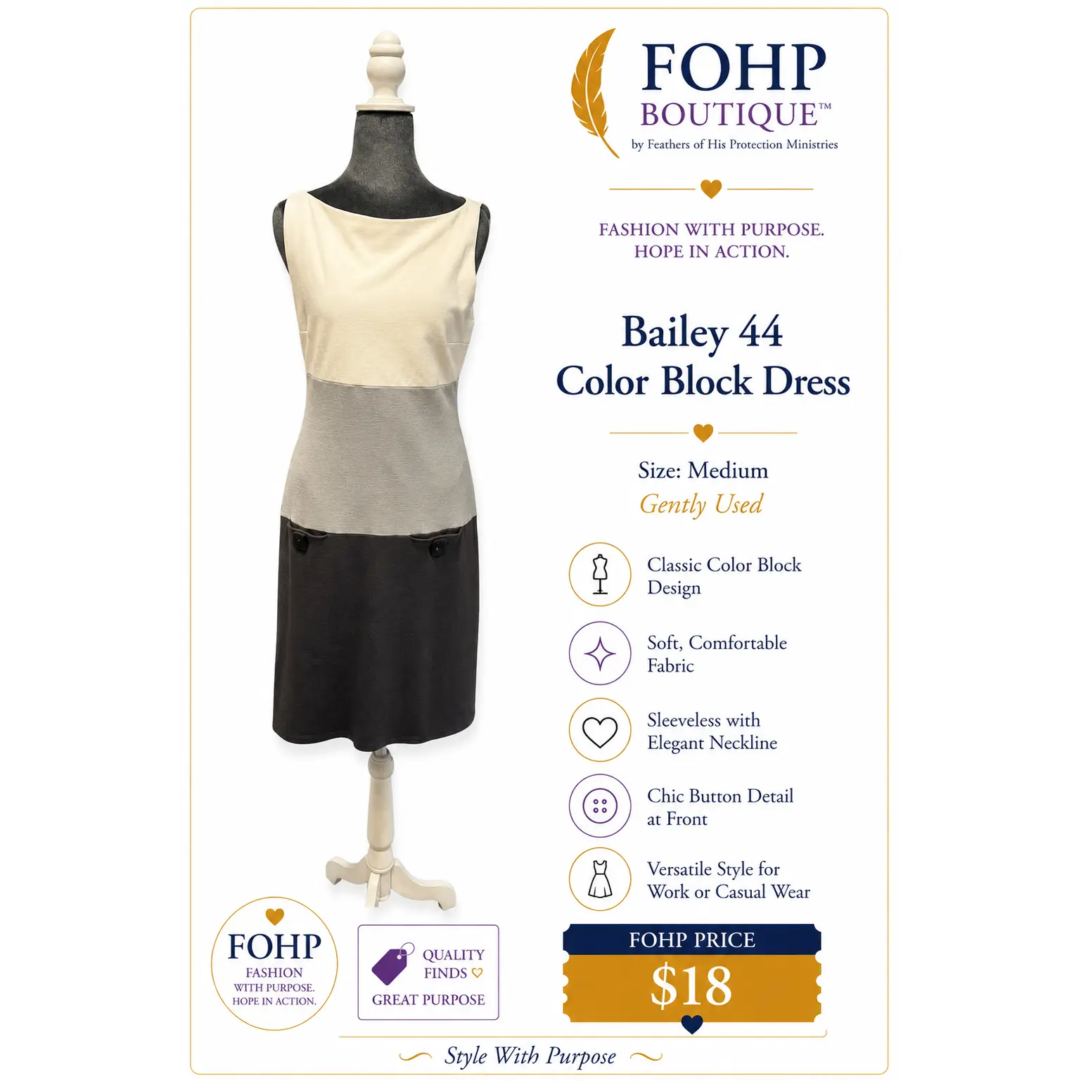 Bailey 44 Color Block Dress