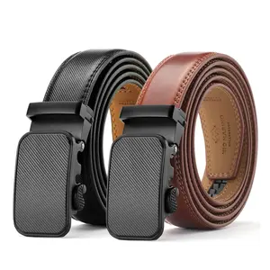 Men's Indented Designer 2 Pack Ratchet Belt
