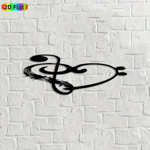 1pc Music Note Metal Wall Art, Melodic Music Note Statue Mural, Ideal Gift for New Year, Christmas, Music Decor Enthusiasts, Rust-Resistant Metal Wall Decor Wall Sculptures, Perfect for Indoor Wall & Outdoor Fence Music Lovers Enthusiasts