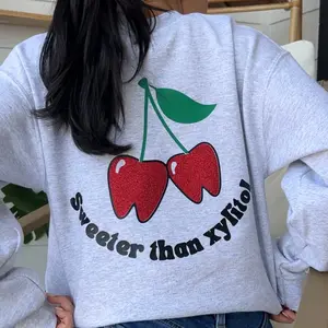 Sweeter Than Xylitol- Light Grey- 2XL
