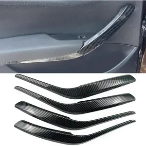 Car Door Handle for BMW X1 E84 2010-2015 28i 35i Interior By Handles Replace Cover Car By Handle Accessories (Carbon Fiber Color)