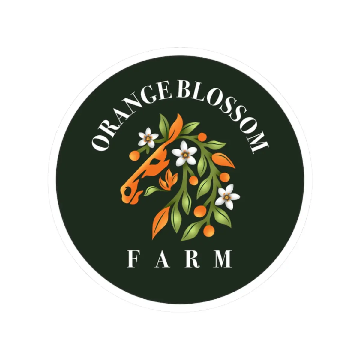 Stickers - 2 sizes, clear or white trim
