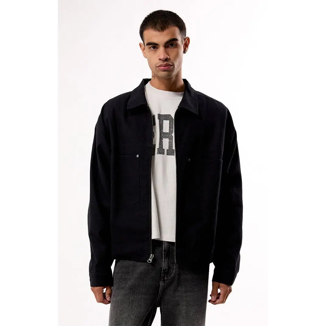 Pacsun Men's Black Billie Jacket Pacsun Men's Black Billie Jacket