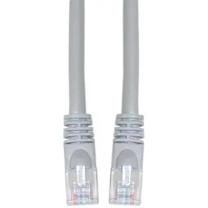 CableWholesale  Cat6 Gray Ethernet Crossover Cable Snagless Molded Boot 7 foot