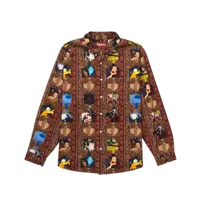 Supreme Mark Leckey Hardcore Printed Corduroy Shirt Multicolor (men) by StockX