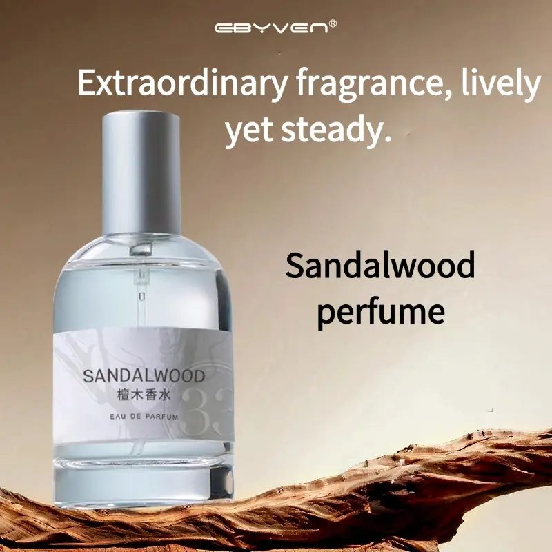 Echobamboo Wooden Perfume ( Tea) 50ML, Unisex Aromatic Woody Fragrance, Aromatic Scent, Long-Lasting Aroma, Elegant Daily Date Gift Idea, Fragrance Edp