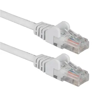 212 MAIN 75 ft. CAT6 Gigabit Ethernet Network Cable, Flexible Molded White Patch Cord with Wire Connectors (Gigethernet Network Cables)