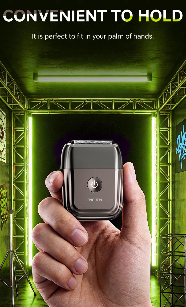 ENCHEN Electric Foil Shavers for Men: Upgraded Mini Electric Razor with 2 Floating Blades & Gears Adjustable - Face Shaver with IPX7 Waterproof Wet/Dry,USB Type CConvenient to carry on trips and give gifts to boyfriends, preferred for dads ENCHEN Electric Foil Shavers for Men: Upgraded Mini Electric Razor with 2 Floating Blades & Gears Adjustable - Face Shaver with IPX7 Waterproof Wet/Dry,USB Type CConvenient to carry on trips and give gifts to boyfriends, preferred for dads