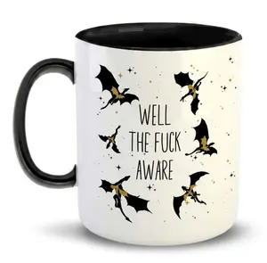 4th Wing Mug, Onyx Storm Mug, Bookish Gift for Readers, Dragon Rider Gift, Booktok Merch, Bookish Coffee Cup
