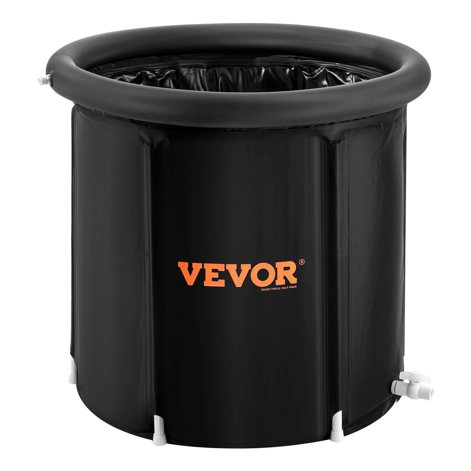 VEVOR Inflatable Foldable Bathtub, Water-Resistant Cold Water Therapy Plunge Tub for Long-Term Athletes' Recovery, Suitable for Outdoors