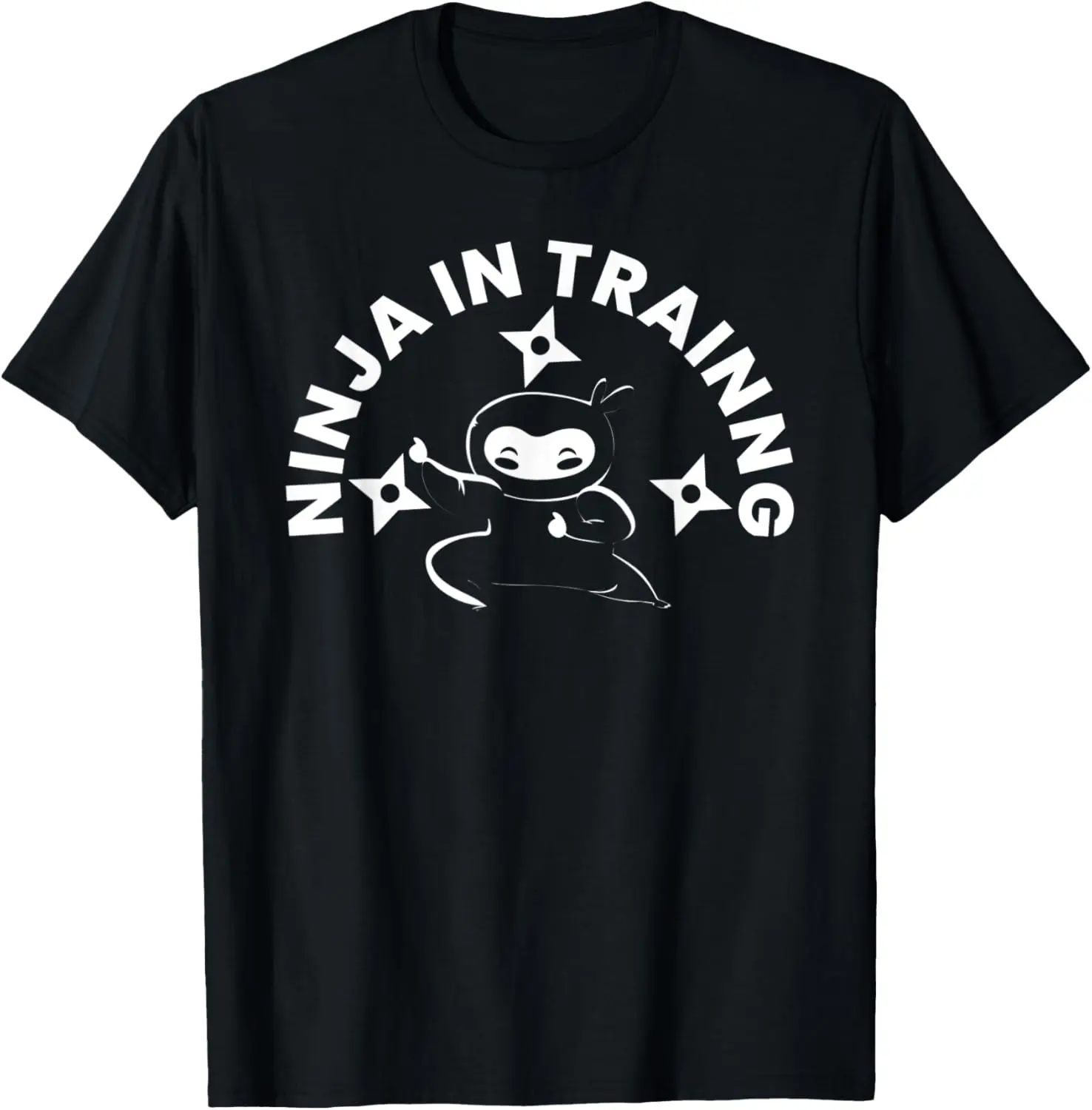 100% Cotton Ninja In Training Funny Ninjas Karate Lover Warrior Graphic T-Shirt