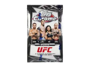 2026 UFC TOPPS CHROME HOBBY BOX