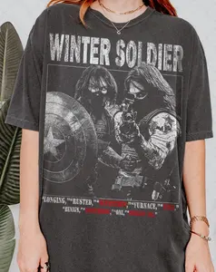 [Sale Up To 45%] Limited Winter Soldier T-Shirt,Bucky Barnes Bootleg Fan Tee T-Shirt, Gift For Women and Man Unisex T-Shirt