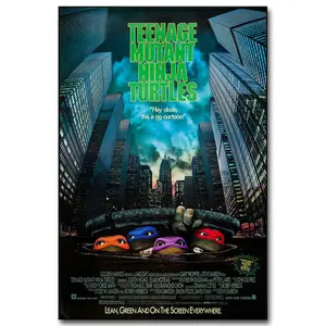 Teenage Mutant Ninja Turtles Cartoon Movie Poster