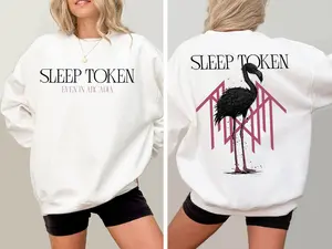 Sleep Token Flamingo Sweatshirt Evven In The Arcadia T-shirt, Sleep Token Jerry Hoodie, Sleep Token Tour Merch, Gifts For Fans Men Women