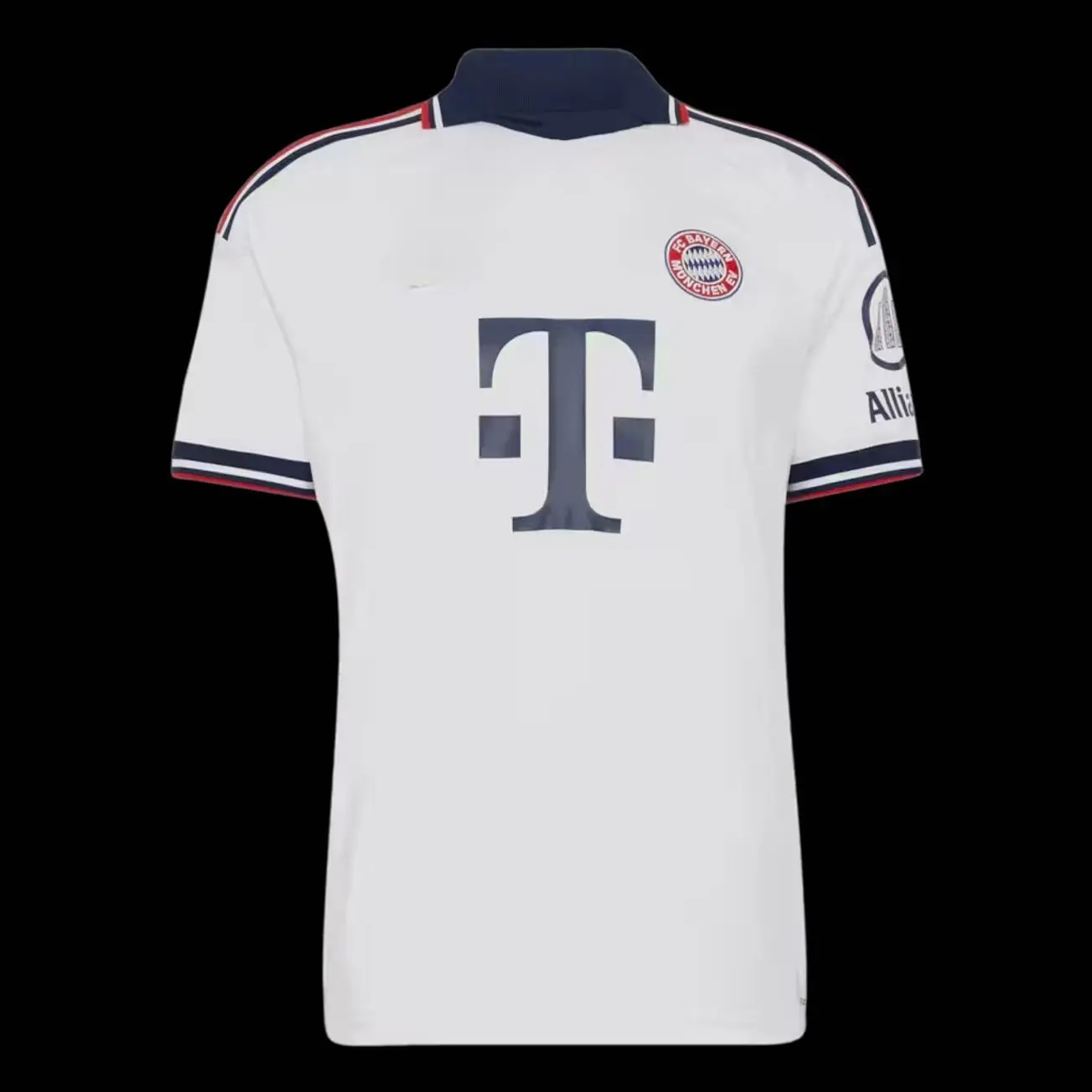 Unisex White Soccer Jersey Personalized FC Bayern Away Shirt Football Shirt Breathable Fan Style Tee 2026/2027