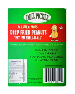 Dill Pickle Deep Fried Peanuts - GLUTEN FREE - SUPER KETO