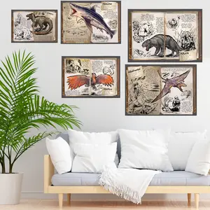 FULL ARK Survival Evolved Dossiers Poster | Dinosaurs Wall Art | Game Print |  Unframed Poster |  Quality Paper Print