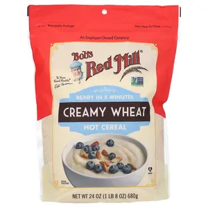 Bob's Red Mill Creamy Wheat Hot Cereal, 24 oz (680 g) Bob's Red Mill Creamy Wheat Hot Cereal, 24 oz (680 g)
