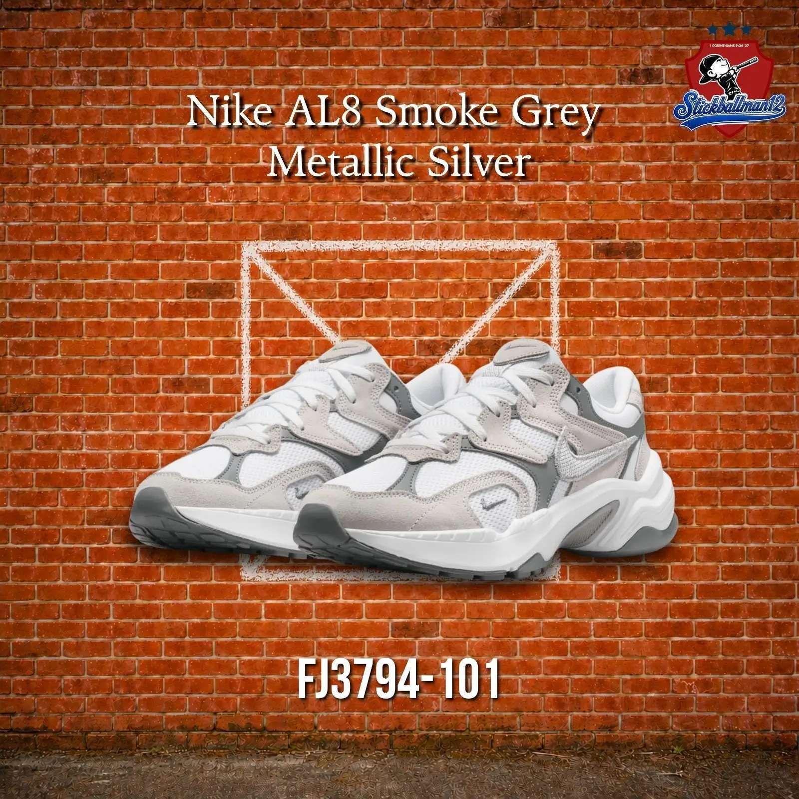Nike AL8 Smoke Grey Metallic Silver Women's (FJ3794-101)
