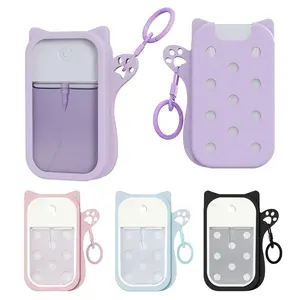 Cartoon Soft Silicone Case Hand Sanitizer Holder for Touchland 1 Fl Oz/30ML Hand Sanitizer Spray, Recyclable, Non-Pesticide, Single Item