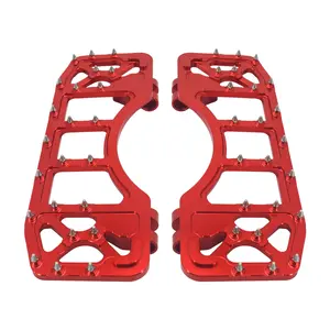 CNC Wide Offroad Rider Floorboards For Harley Touring 1986-2025 Softail