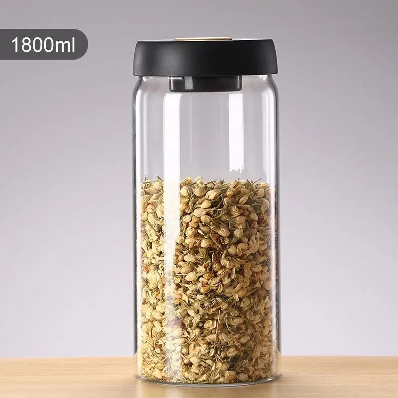 1800ml black gold cap