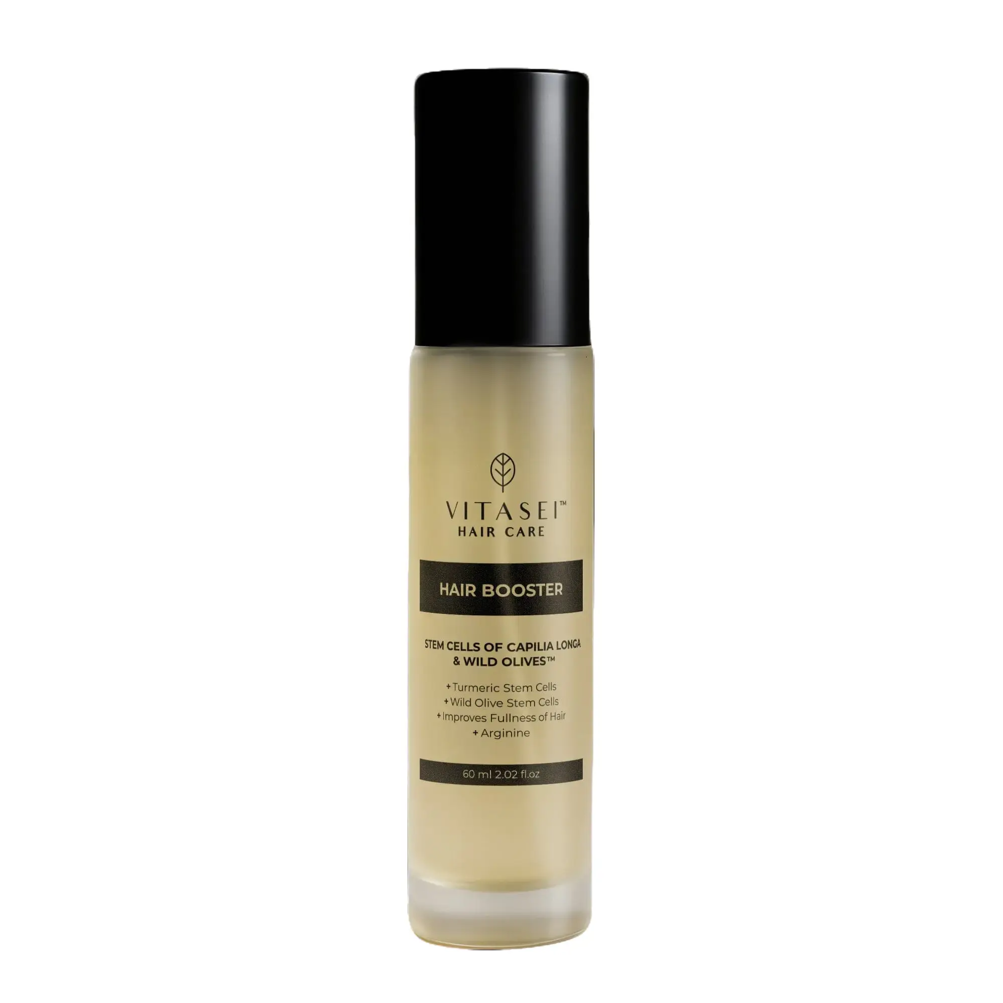 Vitasei Hair Booster 2 Fl Oz – Hair Revitalizing Serum with Capilia Longa, Wild Olive Stem Cells & Arginine – Peptide-Enriched Hair Tonic for Thicker, Stronger Hair – Natural Hair Care for Women & Men