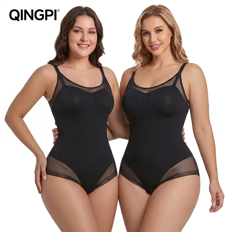 Sculpting Shapewear Bodysuit for Women Tummy Control Butt Lift Breathable Mesh Skin-Friendly Fabric Womenswear Compression tuck garment