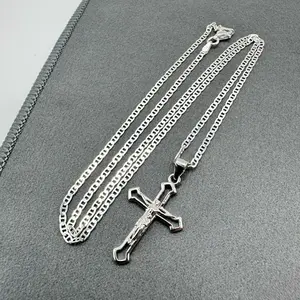 Small Cross Necklace for Women – 925 Sterling Silver | 20” Chain (4 Styles)