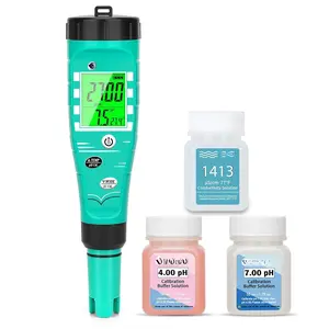 pH Meter for Hydroponics EC pH  pH ppm Tester for hydroponics System Simultaneous Measurement of pH EC TDS Temperature for DWC Setup Hydro Reservoir , Aeroponic Garden