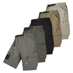 Men'S Cargo Shorts - Multiple Pockets, Lightweight Breathable Fabric, Urban Streetwear, Perfect For Casual Outings, Work, Travel, Gym - A Must-have Casual Five-inch Shorts for Men In Summer