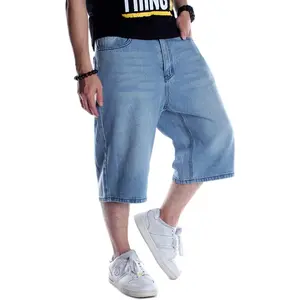 Men's Baggy Jorts Casual Loose Fit Hip Hop Skateboard Denim Shorts